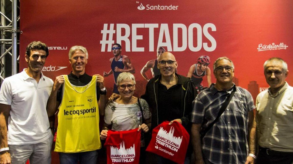 Barcelona Triathlon by Santander rinde homenaje a los pioneros del triatlón