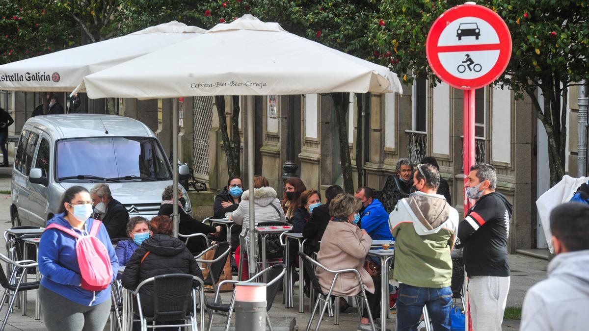 Las terrazas se limitarán a un 50% con la entrada en vigor de las nuevas restricciones.