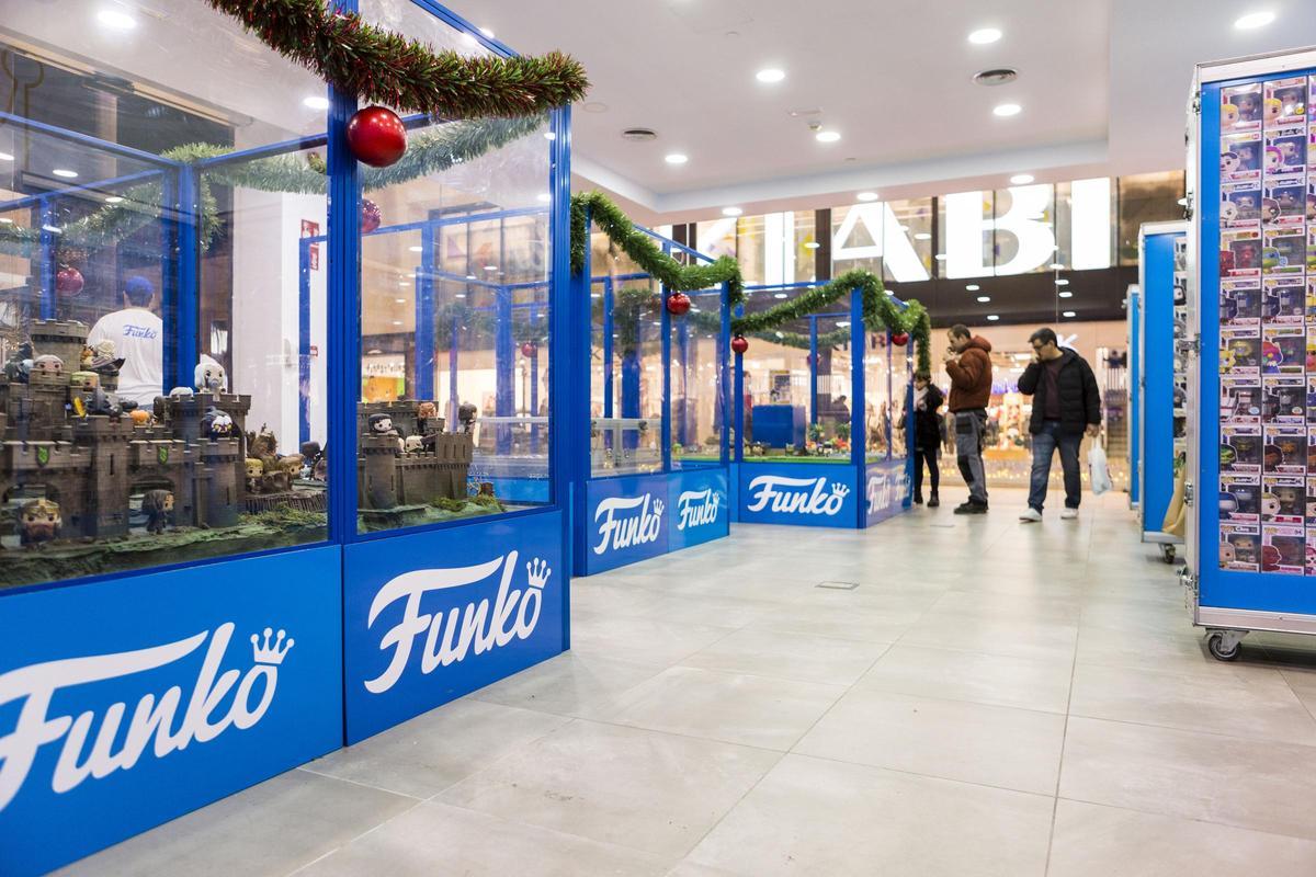 Exposición dedicada a los Funko Pop en Esplugues de Llobregat.