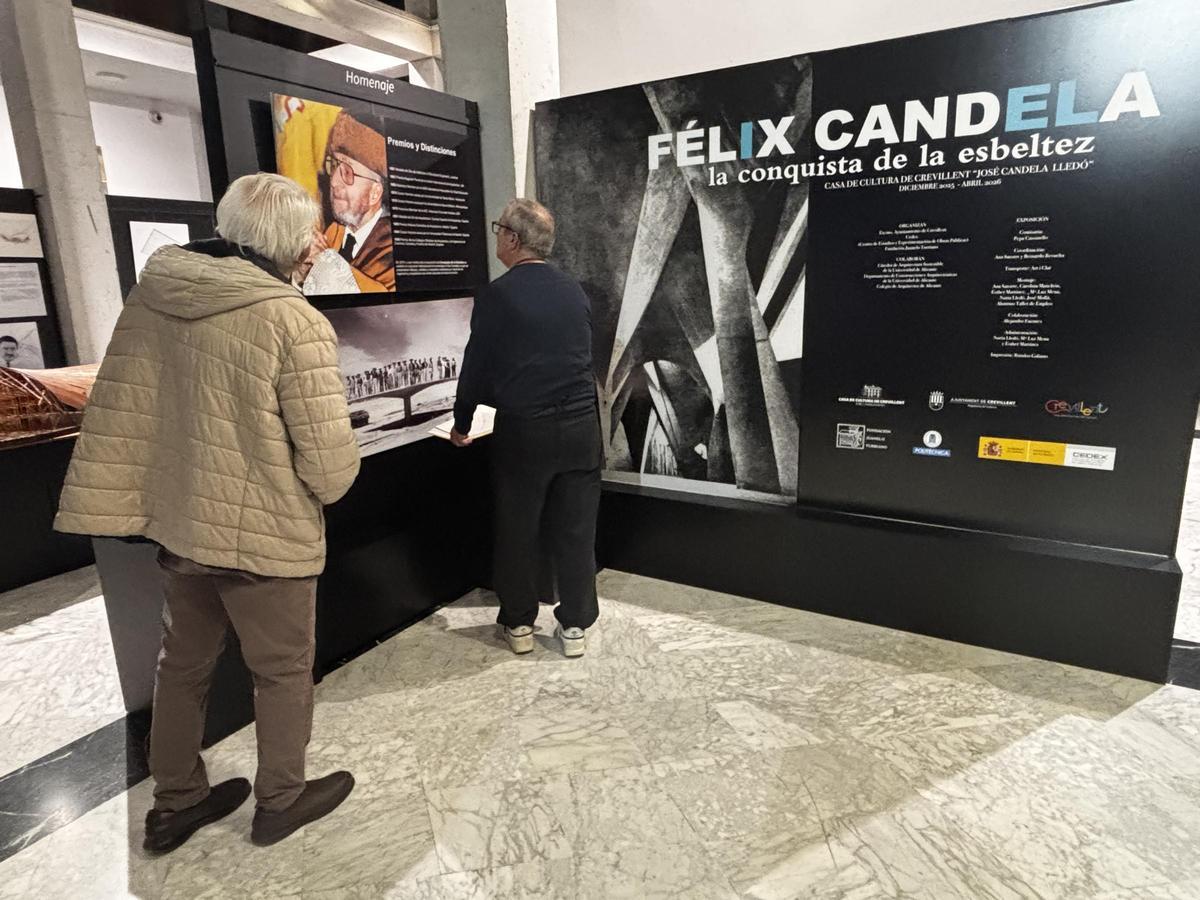 La exposición sobre Félix Candela y su arquitectura estará en la Casa de Cultura de Crevillent hasta abril
