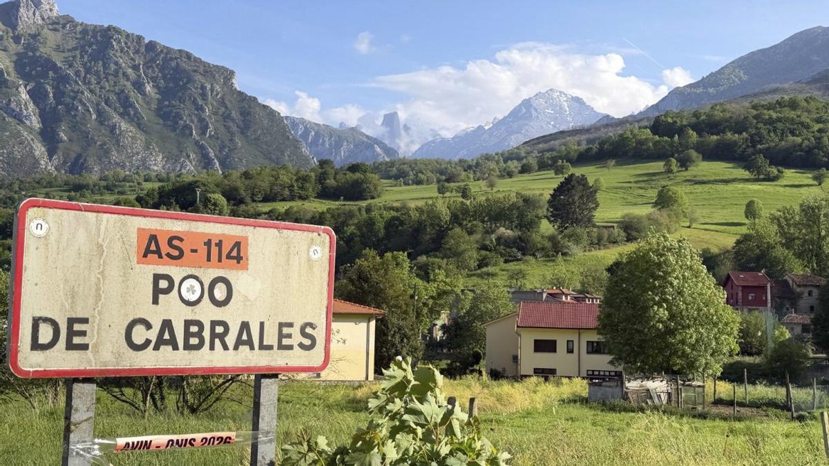 El cartel indicador de Poo.
