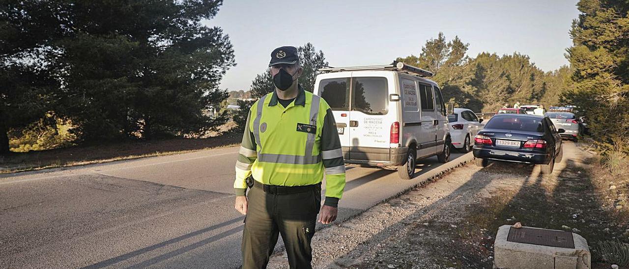 El comandante Manuel Aguilera, jefe de la Guardia Civil de Tráfico de Balears.