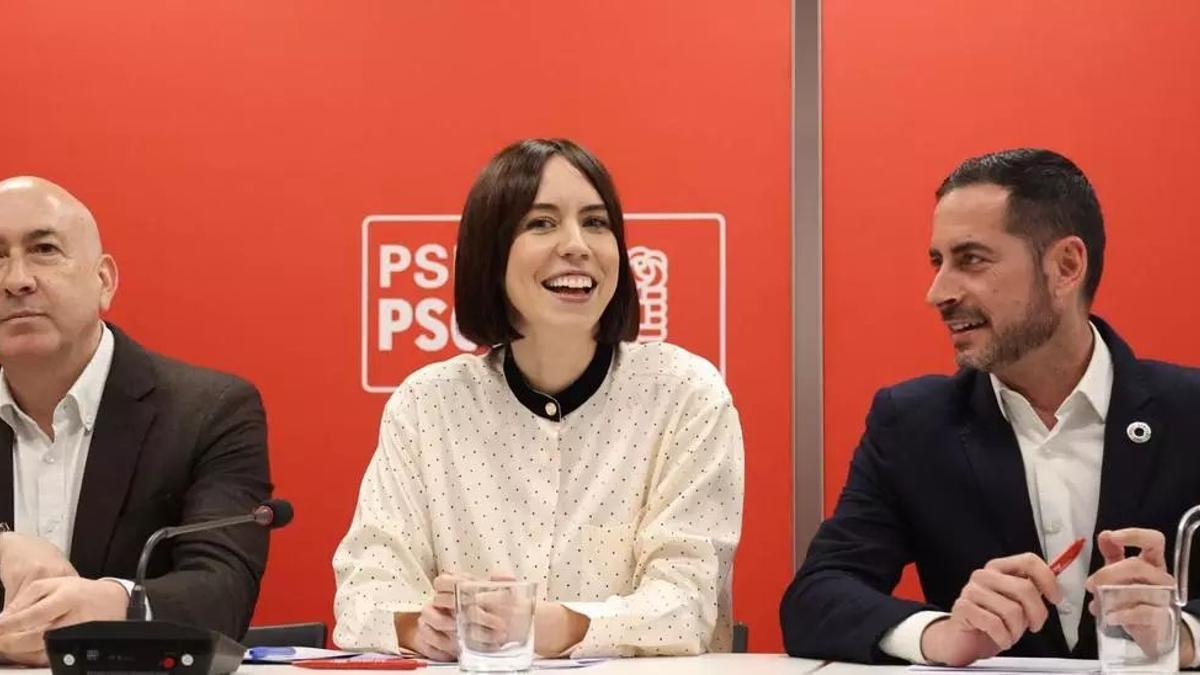 Alejandro Soler, Diana Morant y Carlos Fernández Bielsa, en la ejecutiva.