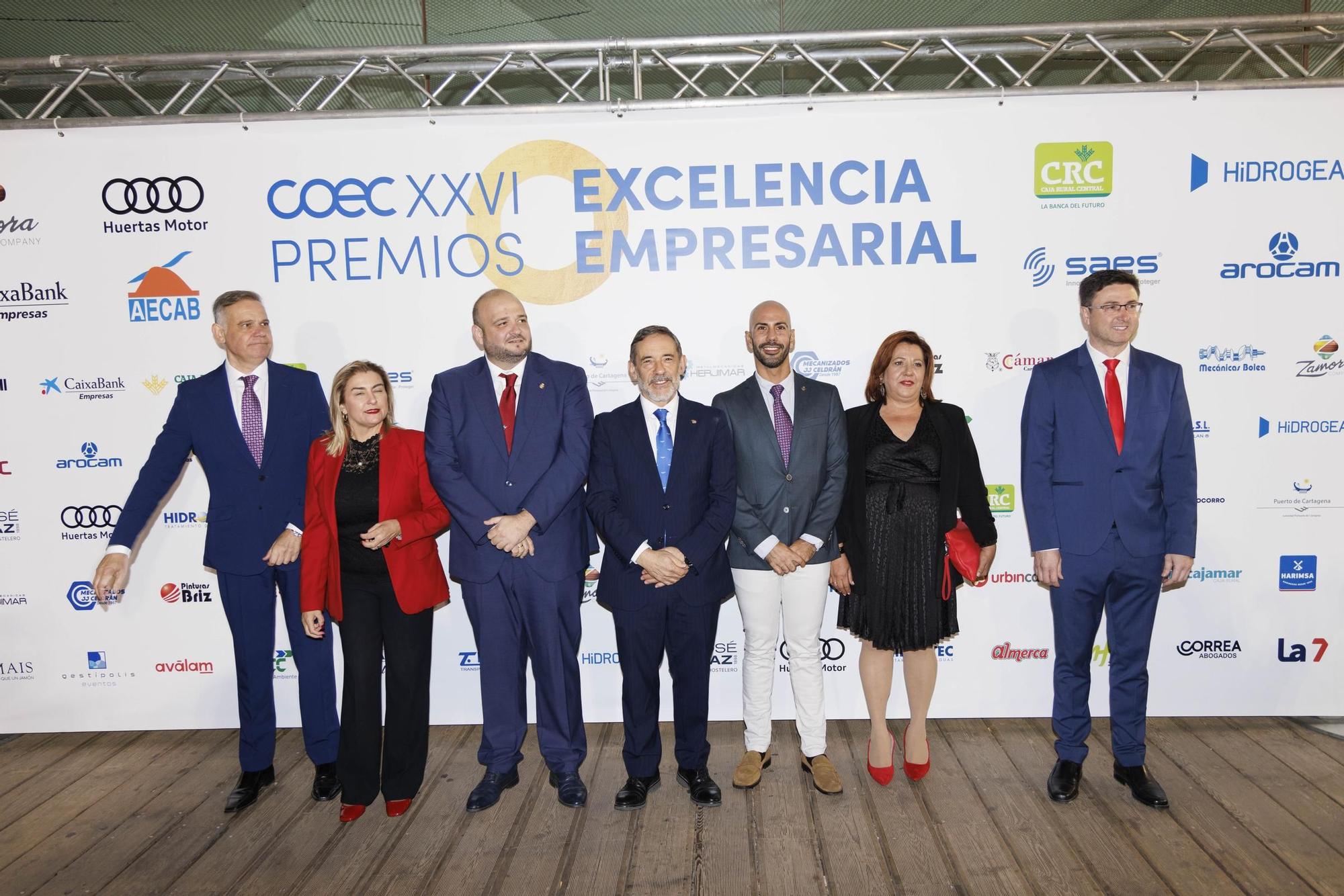 Las imágenes de los premios COEC en Cartagena