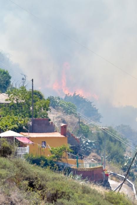 11-08-2019 Artenara. Segundo día del incendio en la cumbre  | 11/08/2019 | Fotógrafo: Andrés Cruz