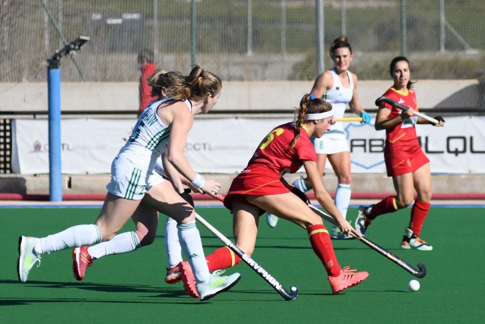 Selección española femenina de hockey en Murcia