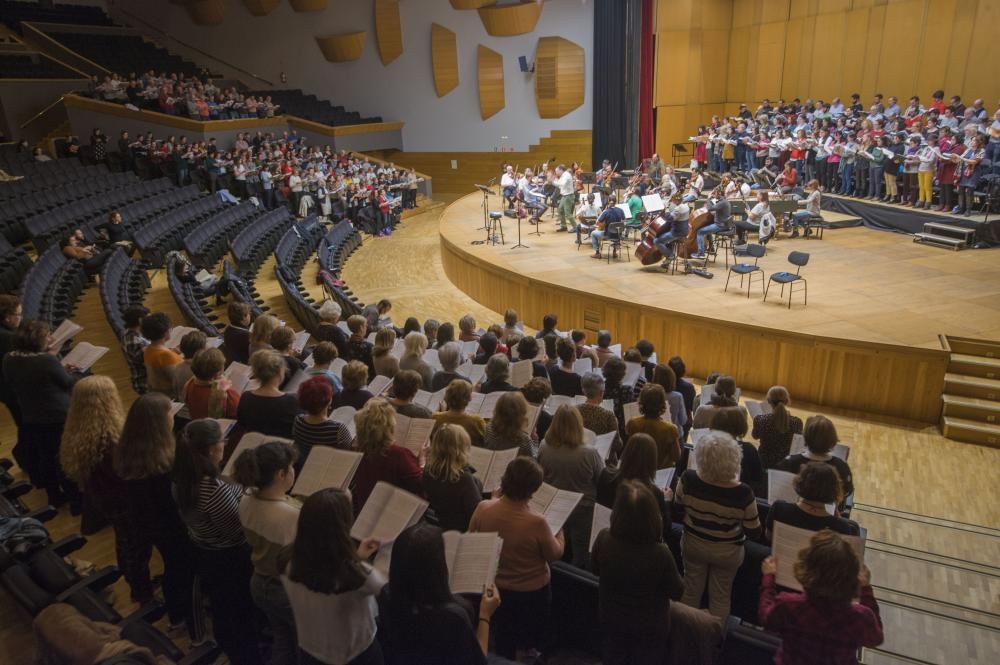 Ensayo de ''El Mesías'' en el Palacio de la Ópera