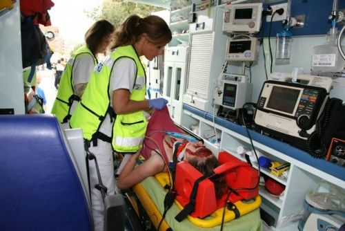 Simulacro de emergencias por terremoto en Lorca