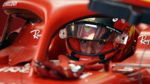 Carlos Sainz, durante el GP de China de F1