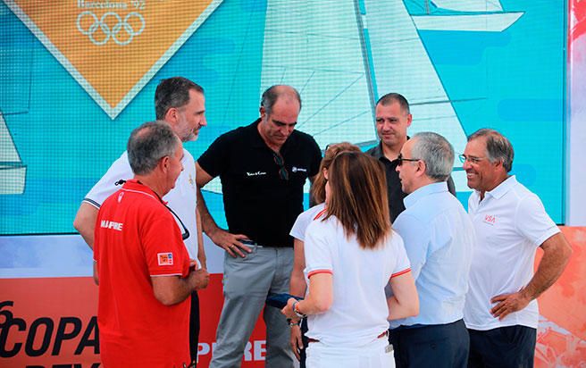 Homenaje en Palma a los regatistas de Barcelona 92, con el Rey a la cabez