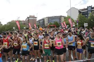 La media maratón de Gijón, en imágenes