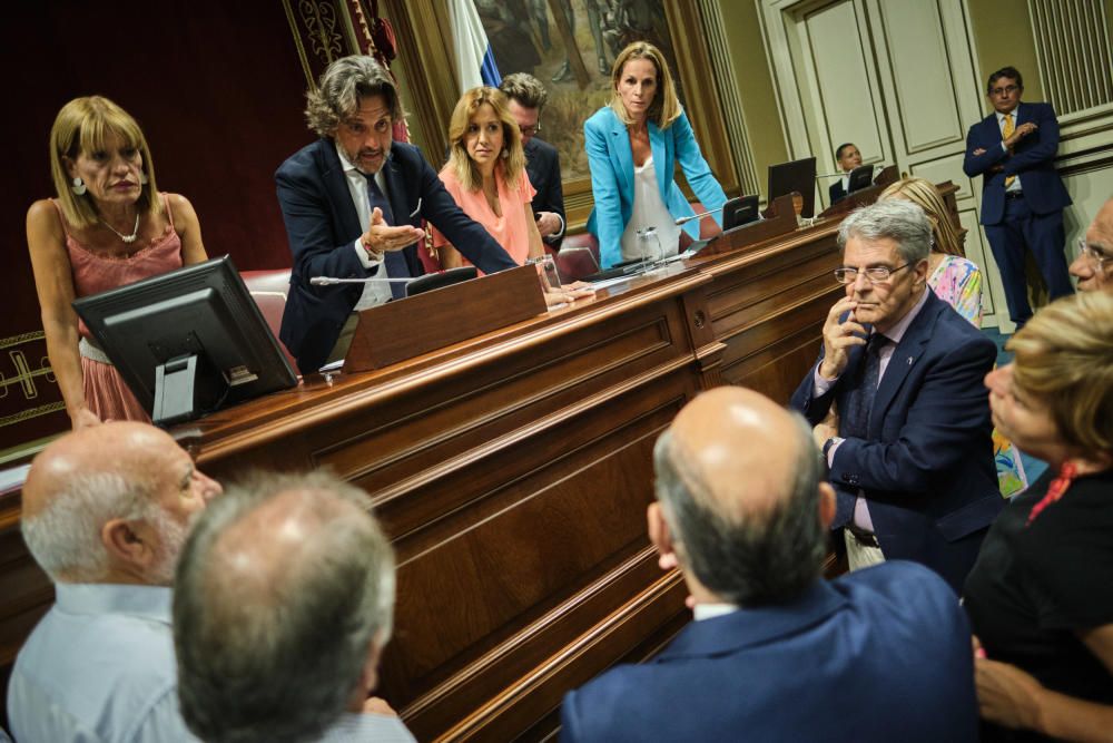 Primer pleno de la legislatura canaria