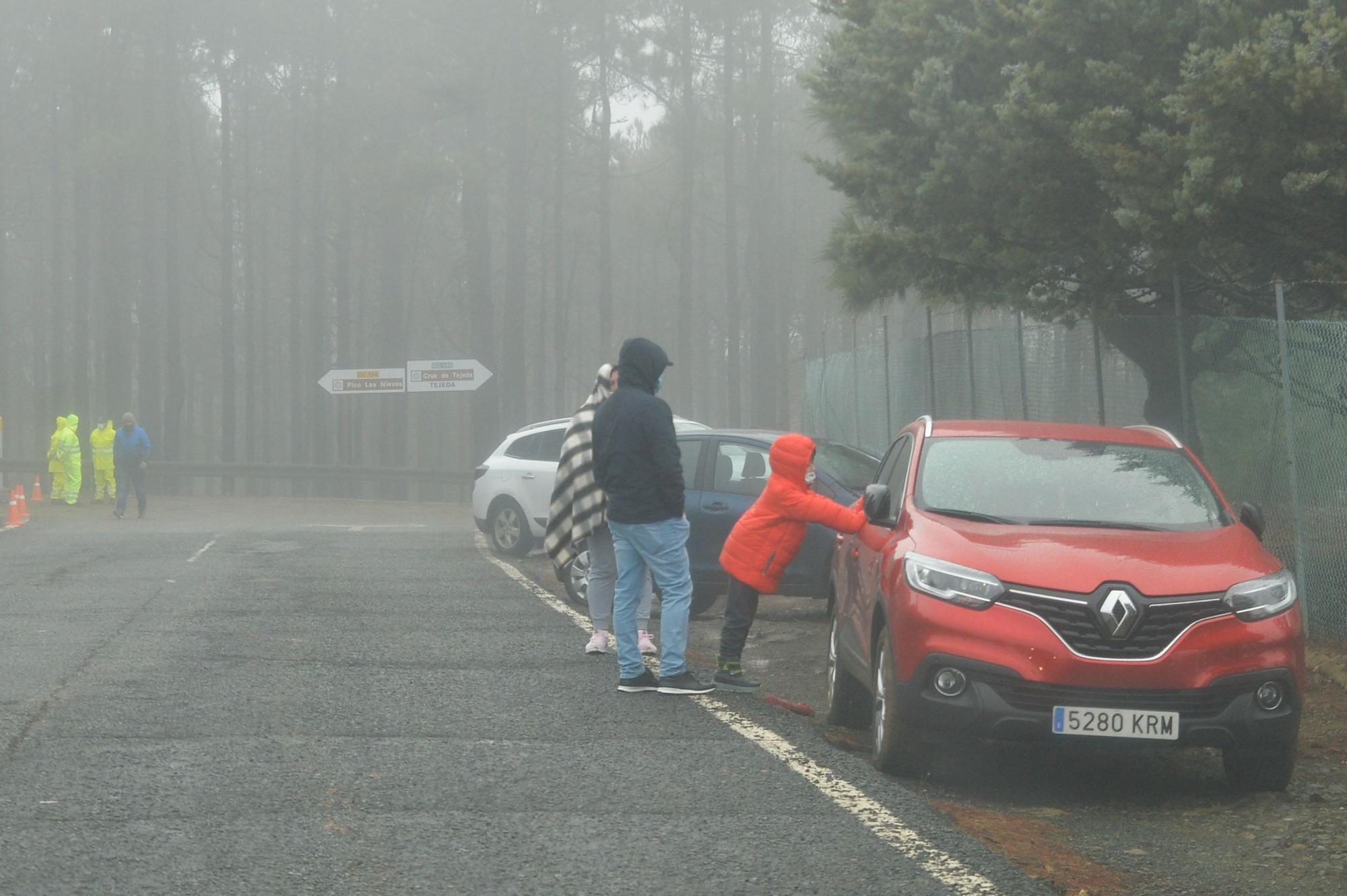 Nueva jornada de lluvias en Gran Canaria por el paso de la borrasca 'Filomena'