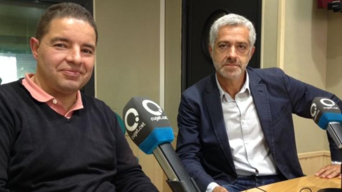 Jordi Muñoz (derecha) se incorpora al Barça