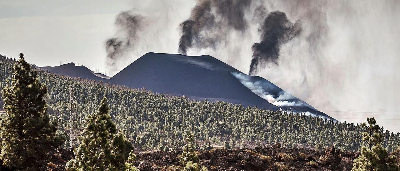 Las bocas del volcán de La Palma como nunca las habías visto, en visión térmica