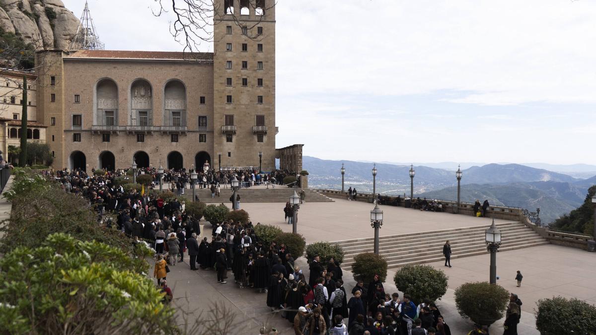 L'Abadia de Monserrat, un dels edificis religiosos més importants de Catalunya.