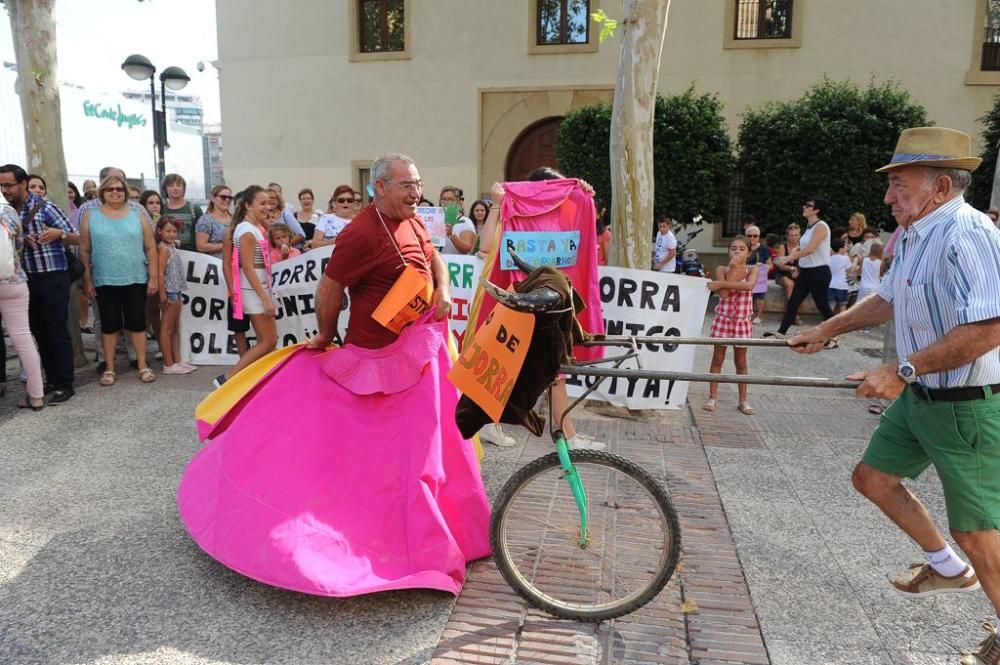 Manifestación de los padres de La Aljorra