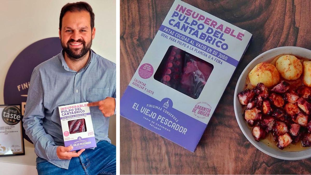 El pulpo asturiano de El Viejo Pescador, reconocido como el mejor del mundo