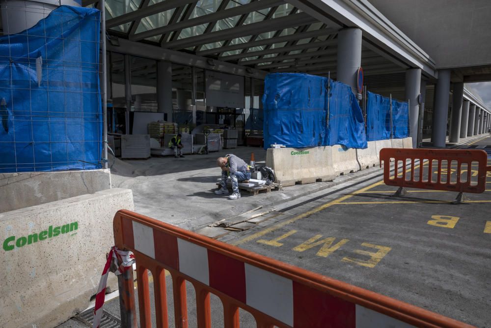 Flughafen Mallorca erscheint wie ein Geister-Airport