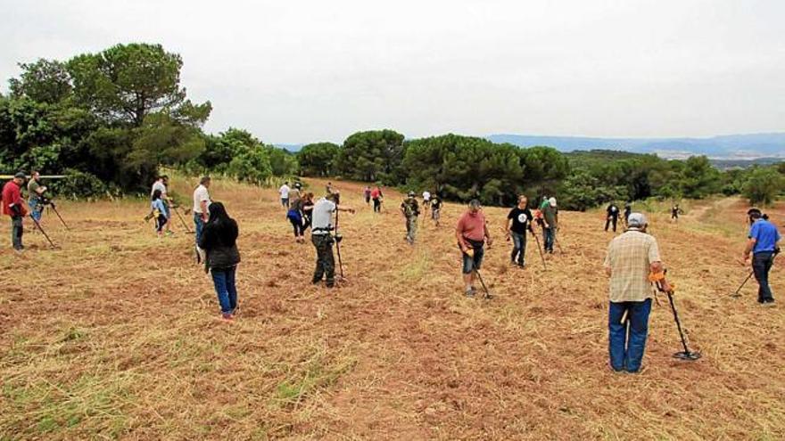 Participants en la trobada de Talamanca durant la competició