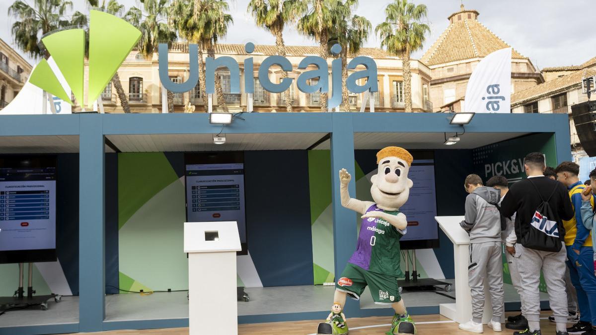 Unicaja, presente en la Fan Zone de la Copa del Rey, con un espacio propio para que los aficionados disfruten del baloncesto