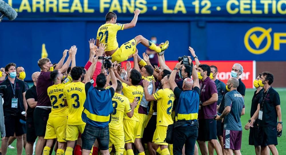 Las mejores imágenes de la despedida de Cazorla y Bruno