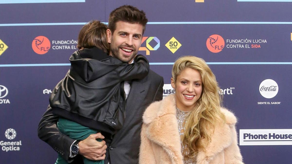 Sasha y Milan se van de sarao con Shakira y Piqué