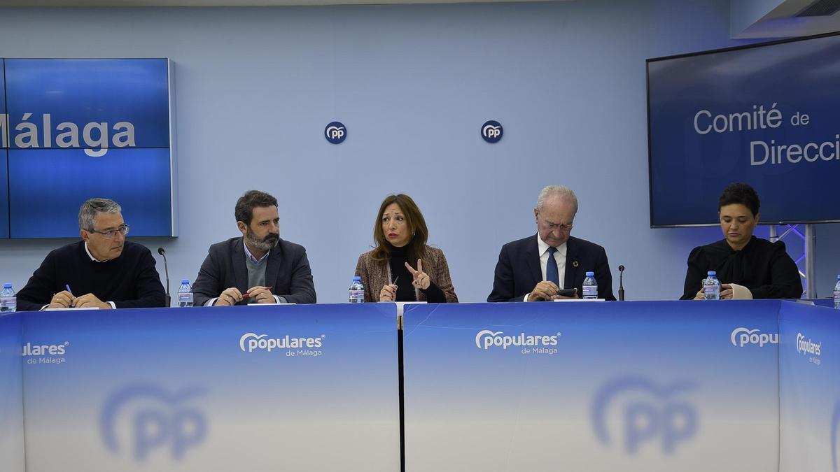 Reunión del Comité de Dirección del PP de Málaga.