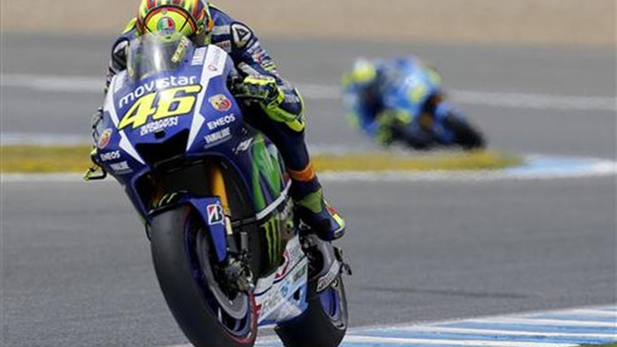 Rossi no tuvo su mejor carrera en Jerez