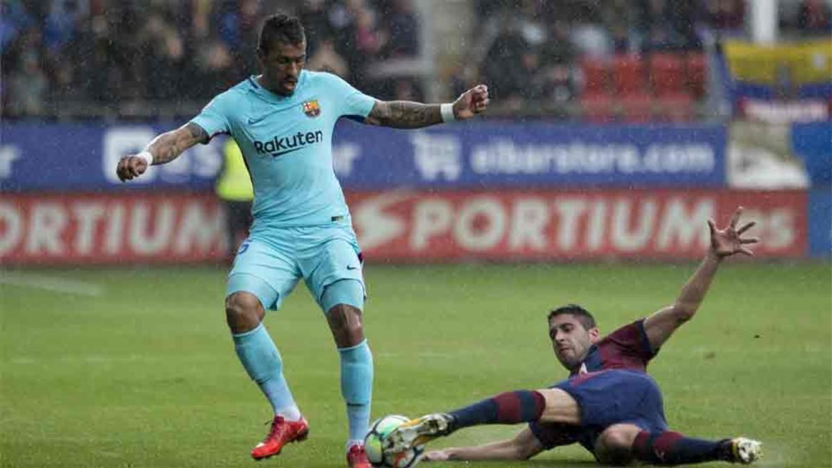 Paulinho fue titular ante el Eibar en la Liga española