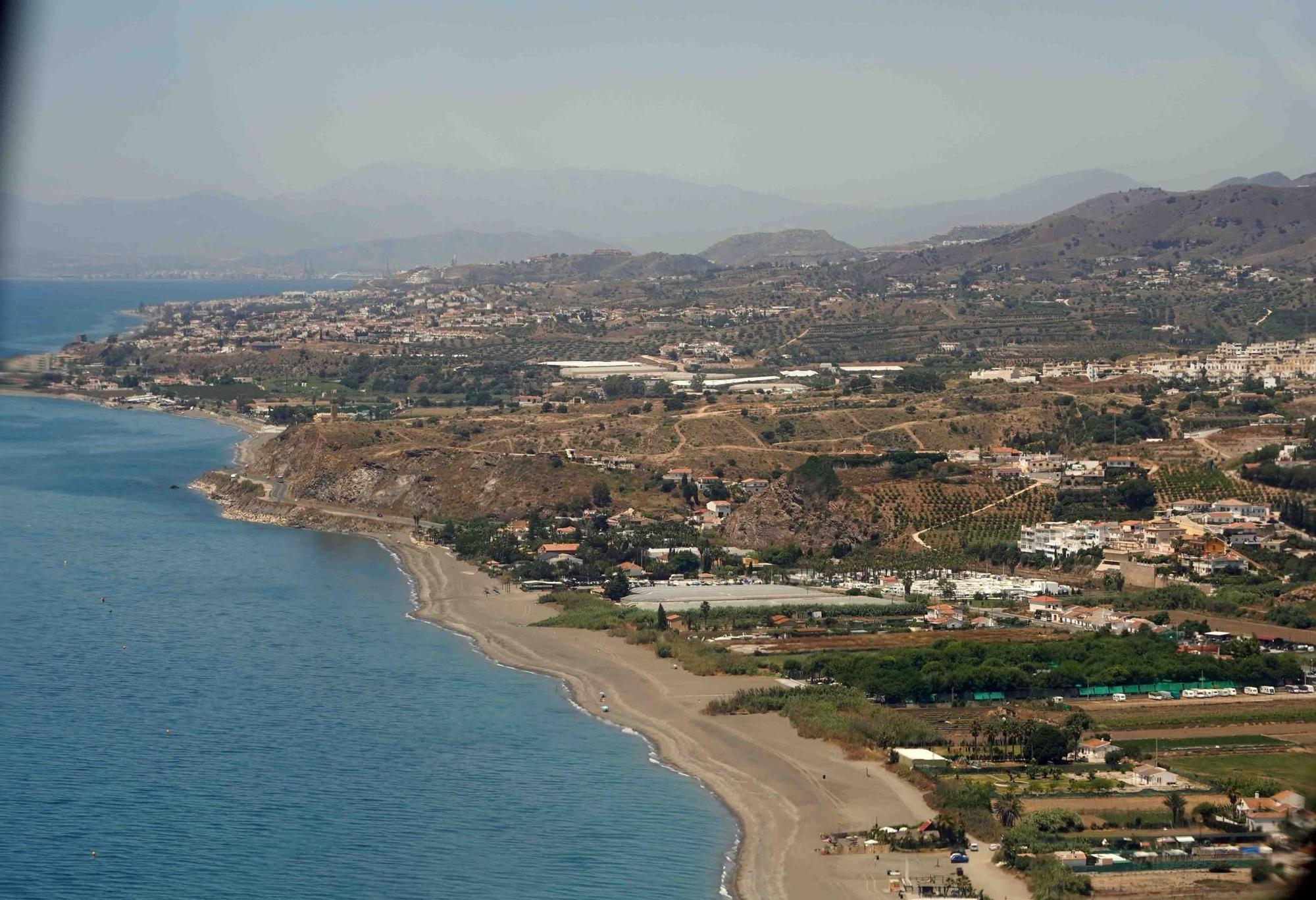 Litoral de la costa veleña de Almayate