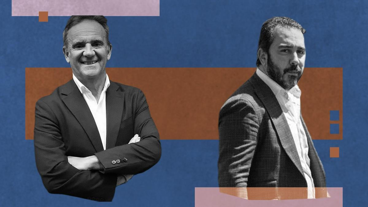 El inspector de Hacienda Raúl Burillo y Víctor de Aldama