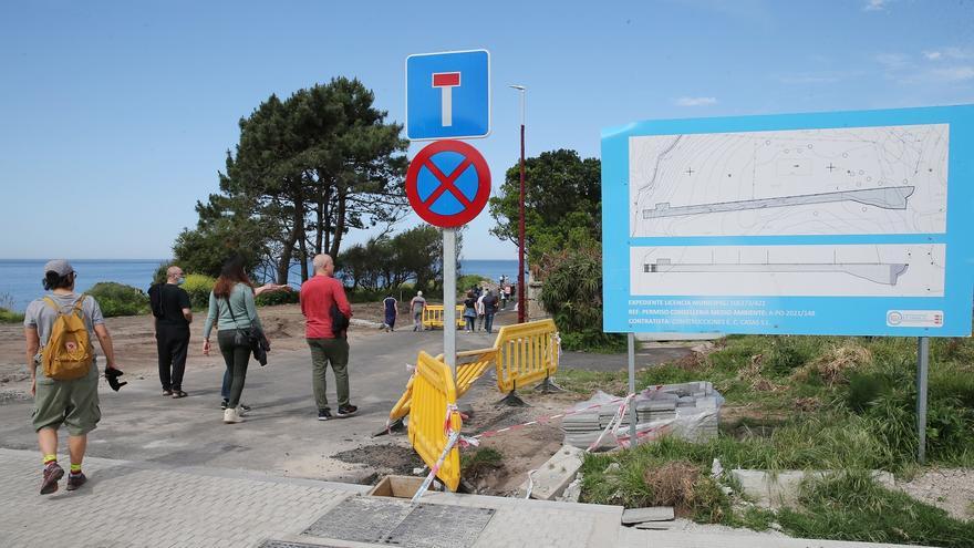 La Fiscalía investiga la ejecución de un vial en Cabo Estai para construir chalets