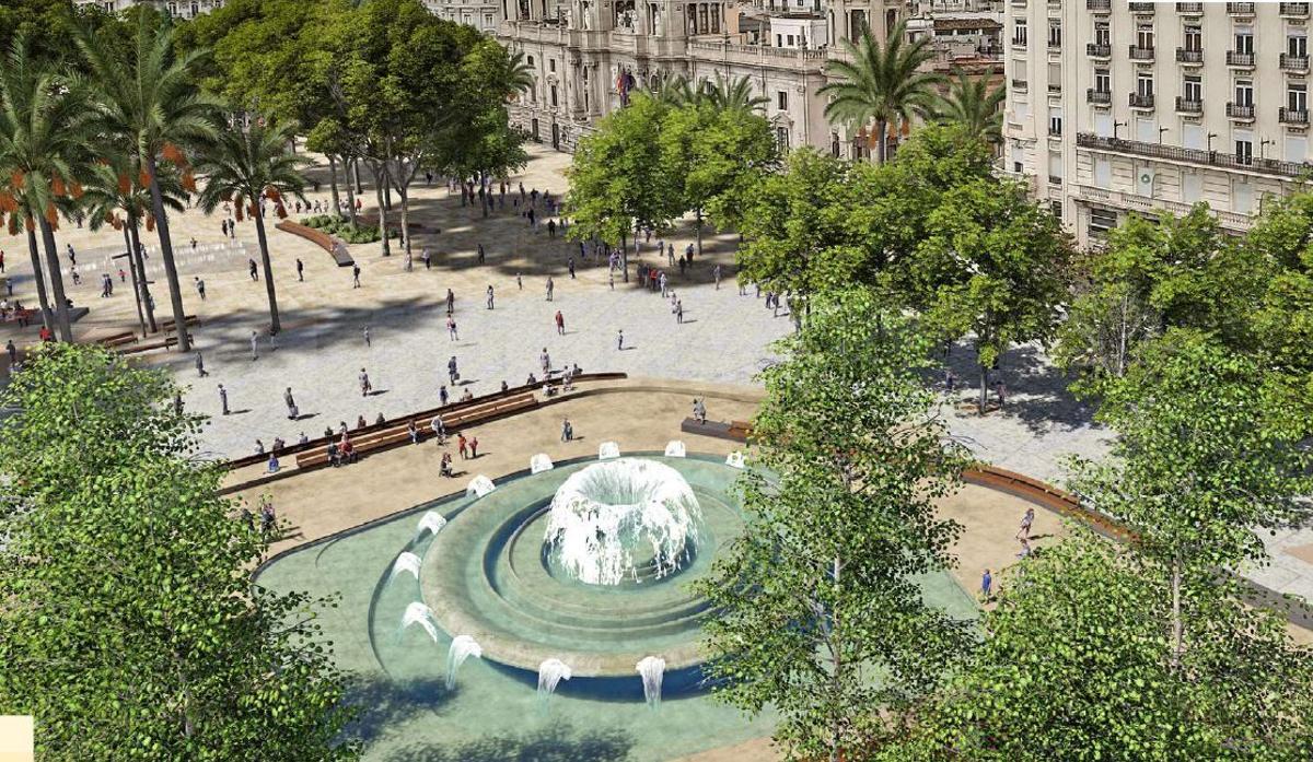 Así será la futura plaza del Ayuntamiento: el proyecto "Re-natura" gana el concurso de reforma