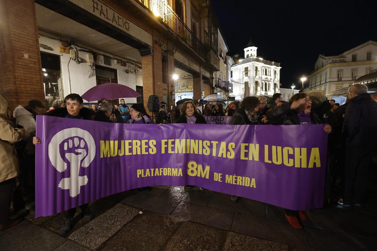 Manifestación en Mérida