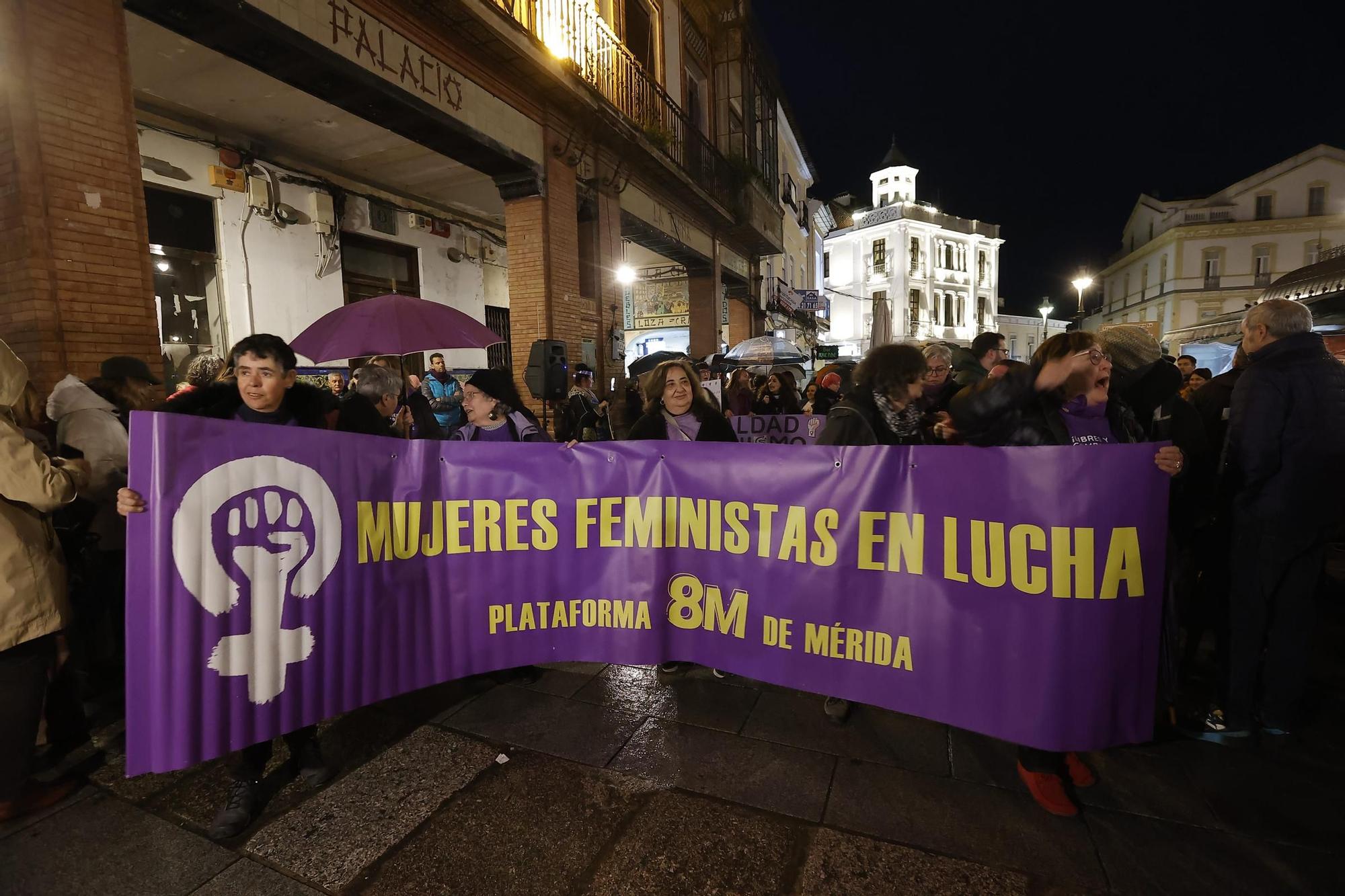 Manifestación en Mérida