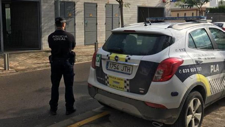 La Policía Local de Almenara.