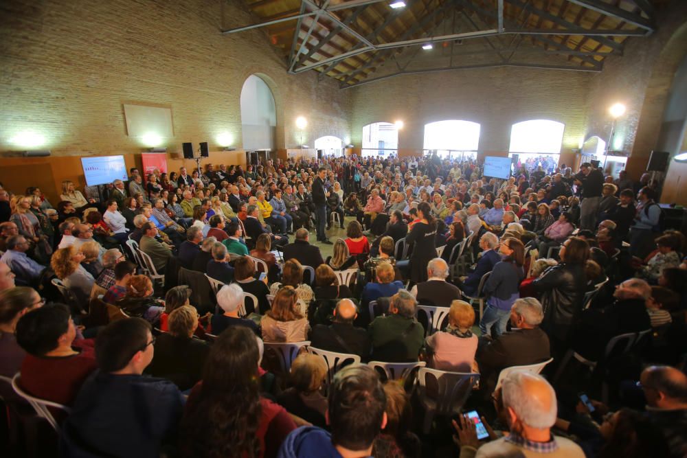 Asamblea abierta del PSPV con la presencia de Pedro Sánchez en València
