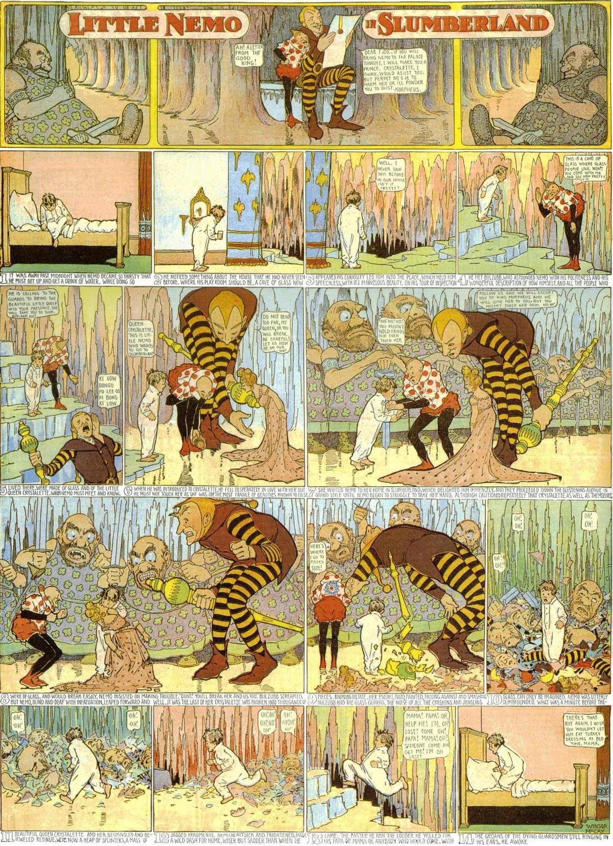 Viñetas de 'Little Nemo in Slumberland'.