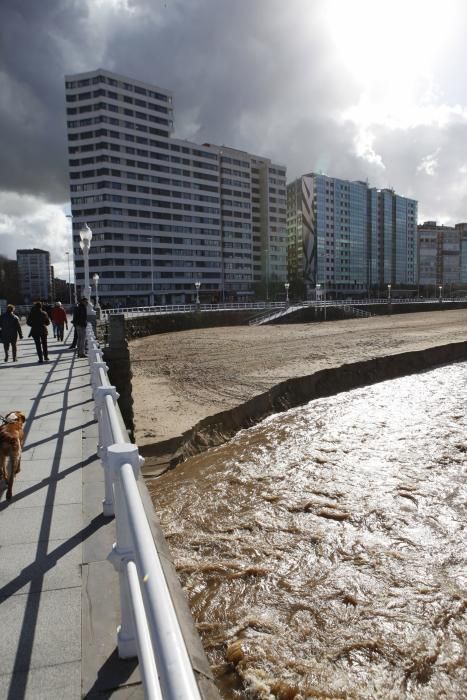 Temporal en Gijón