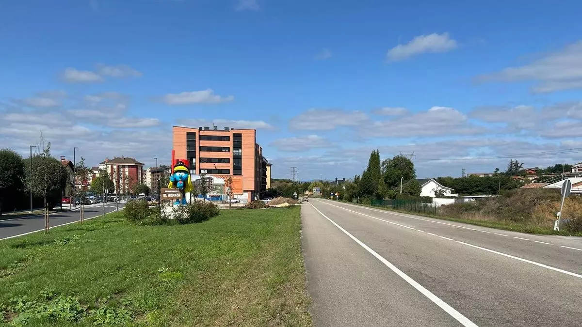 Siero proyecta la construcción de un bulevar verde con un carril bici y peatonal en la nacional 634 a su paso por El Berrón