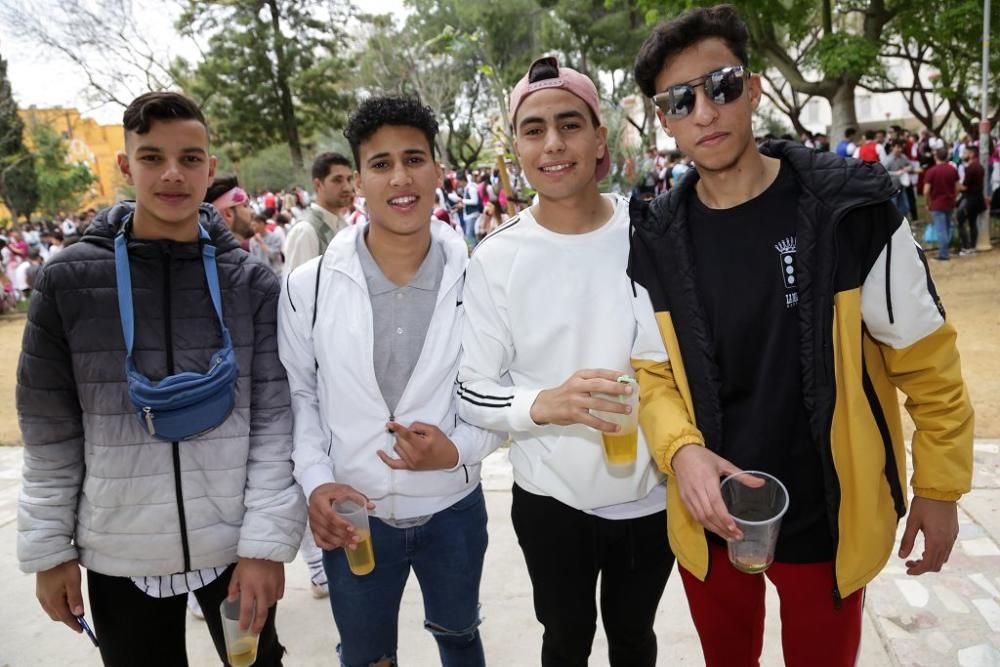 Ambiente en el Jardín de la Fama en el Bando de la Huerta