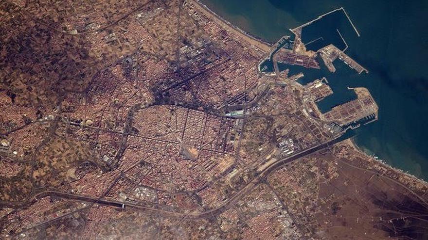 València, a vista de astronauta