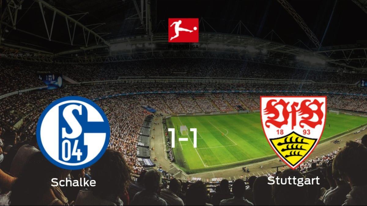 El Stuttgart consigue un empate a uno frente al Schalke 04