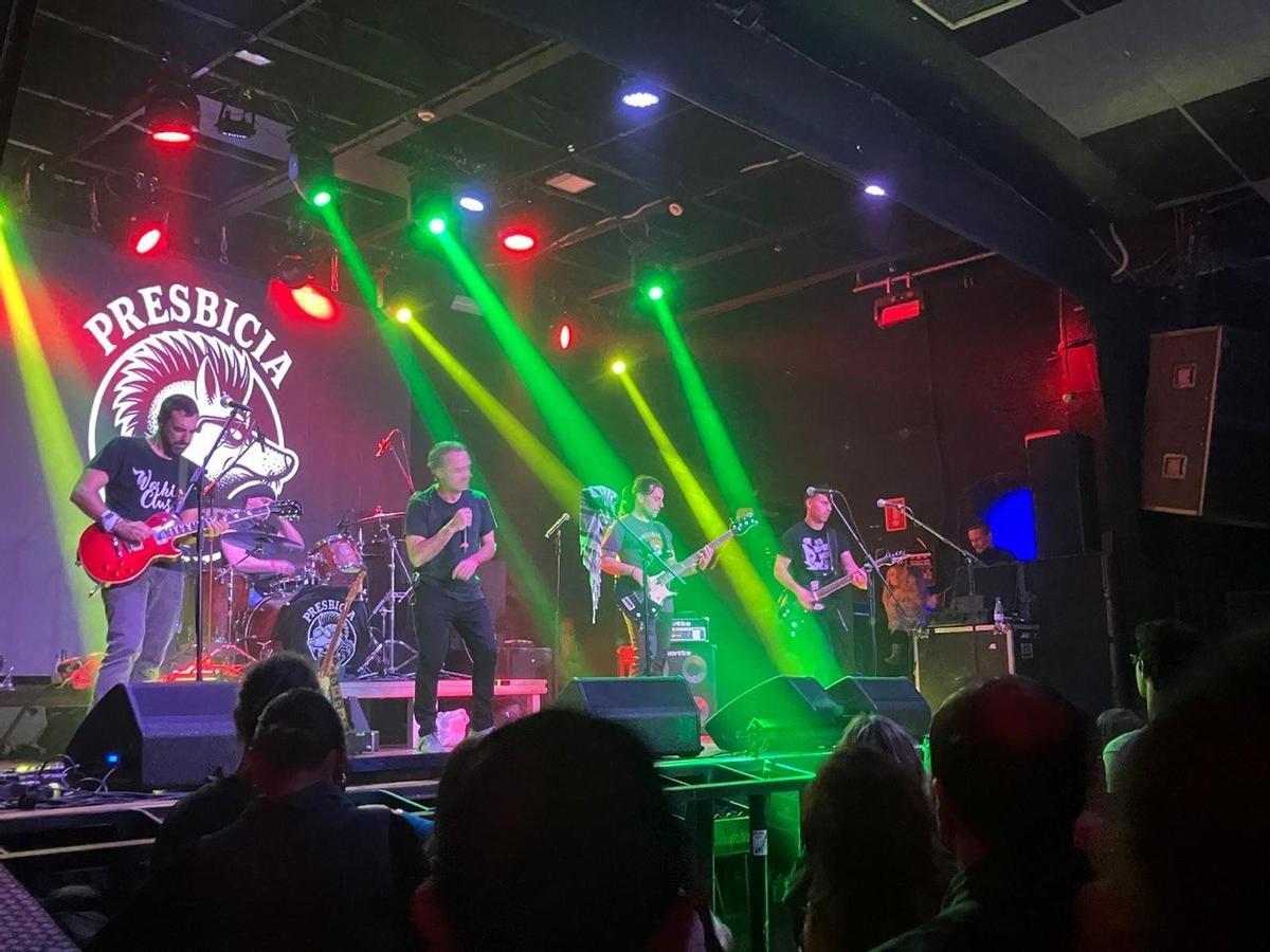 Presbicia, en concierto, en una imagen cedida por Daniel Guzmán