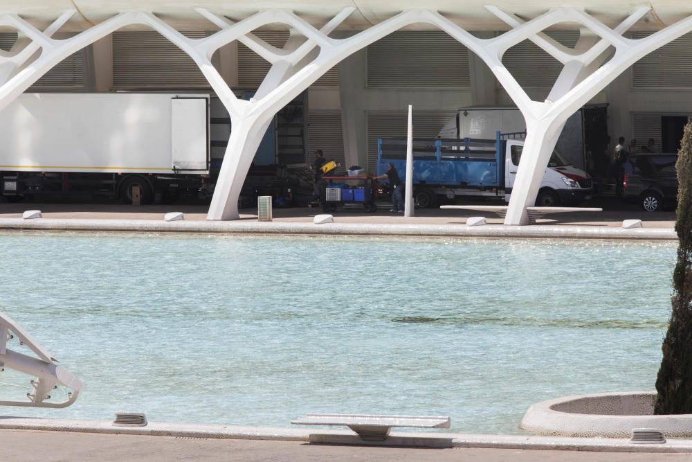 La serie de HBO 'Westworld' rueda en la Ciudad de las Artes y las Ciencias