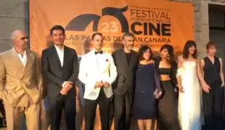 Acto de inauguración del Festival de Cine en el Alfredo Kraus