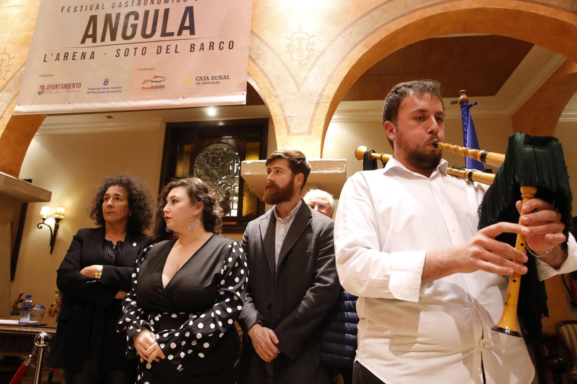 EN IMÁGENES: Así ha sido la presentación del Festival Gastronómico de la Angula en Soto del Barco