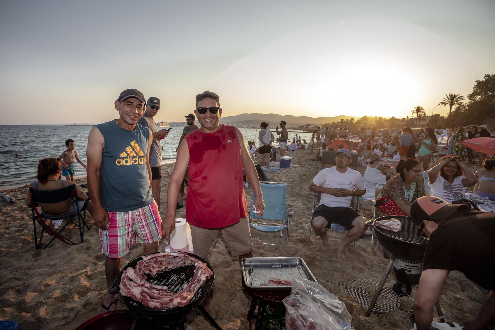 Nit de Sant Joan 2023 auf Mallorca: So magisch war die Nacht am Strand von Palma