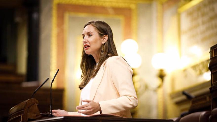 Melisa Rodríguez en el Congreso.